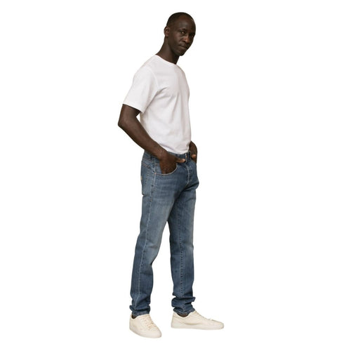 Jeans Uomo cinque tasche slim Jeans scuro DON THE FULLER- Francavilla Moda